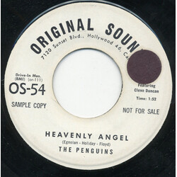 The Penguins Heavenly Angel / Big Bobo's Party Train USED VINYL 7INCH 45 RPM SINGLE PROMO