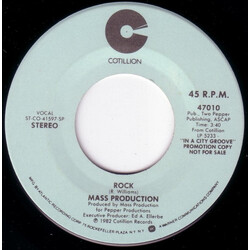 Mass Production Rock USED VINYL 7INCH 45 RPM STEREO MONO PROMO