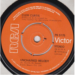 Clem Curtis Unchained Melody USED VINYL 7INCH 45 RPM