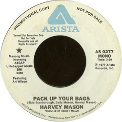 Harvey Mason Pack Up Your Bags USED VINYL 7INCH 45 RPM PROMO