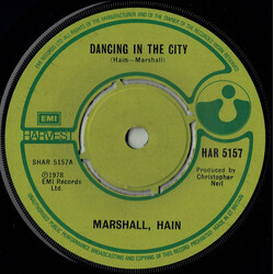 Marshall Hain Dancing In The City USED VINYL 7INCH 45 RPM SINGLE