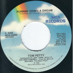 Tom Petty Runnin' Down A Dream USED VINYL 7INCH 45 RPM SINGLE