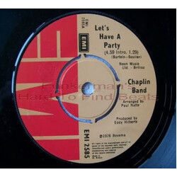 The Chaplin Band Let's Have A Party USED VINYL 7INCH 45 RPM SINGLE