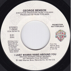 George Benson I Just Wanna Hang Around You USED VINYL 7INCH 45 RPM PROMO