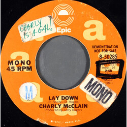 Charly McClain Lay Down USED VINYL 7INCH 45 RPM PROMO STYRENE STEREO MONO