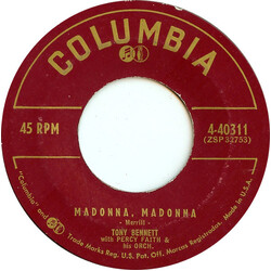 Tony Bennett Madonna, Madonna USED VINYL 7INCH 45 RPM