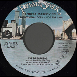 Andrea Marcovicci I'm Dreaming USED VINYL 7INCH 45 RPM PROMO STEREO MONO