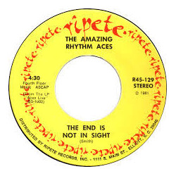 The Amazing Rhythm Aces Third Rate Romance/The End Is Not In Sight Vinyl 7" USED