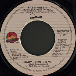 Patti Austin Baby, Come To Me VINYL 7" USED