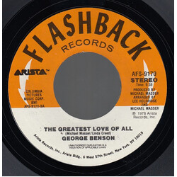 George Benson / Michael Masser The Greatest Love Of All / Ali's Theme USED VINYL 7INCH 45 RPM REISSUE STYRENE STEREO