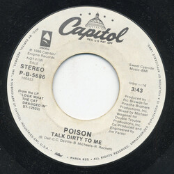 Poison (3) Talk Dirty To Me USED VINYL 7INCH 45 RPM PROMO STYRENE