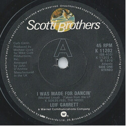 Leif Garrett I Was Made For Dancin' USED VINYL 7INCH 45 RPM SINGLE