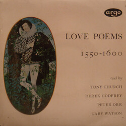 Tony Church / Derek Godfrey / Peter Orr / Gary Watson (2) Love Poems 1550-1600 USED VINYL 7INCH 45 RPM EP