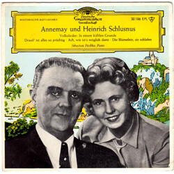 Heinrich Schlusnus / Annemay Schlusnus Volkslieder USED VINYL 7INCH 45 RPM EP MONO