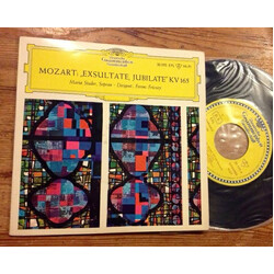 Wolfgang Amadeus Mozart / Maria Stader / Ferenc Fricsay Exsultate, Jubilate KV 165 USED VINYL 7INCH 45 RPM EP MONO