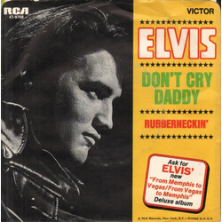 Elvis Presley Don't Cry Daddy / Rubberneckin' USED VINYL 7INCH 45 RPM SINGLE