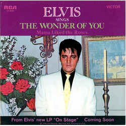 Elvis Presley The Wonder Of You / Mama Liked The Roses USED VINYL 7INCH 45 RPM SINGLE