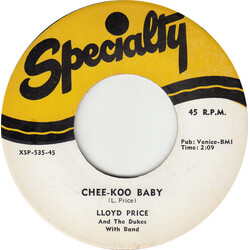 Lloyd Price / The Dukes (15) / Band (11) Chee-Koo Baby / Oo-Ee Baby USED VINYL 7INCH 45 RPM REPRESS