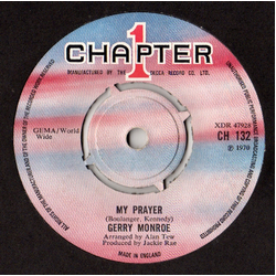 Gerry Monroe My Prayer / I'll Be With You In Apple Blossom Time Vinyl 7" USED