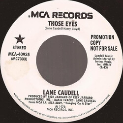 Lane Caudell Those Eyes USED VINYL 7INCH 45 RPM PROMO STEREO