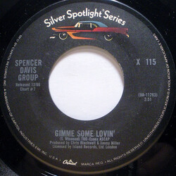 The Spencer Davis Group Gimme Some Lovin' / Keep On Running USED VINYL 7INCH 45 RPM SINGLE REISSUE