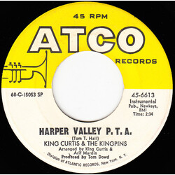 King Curtis & The Kingpins Harper Valley P.T.A. / Makin' Hey Vinyl 7" USED