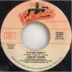 Lesley Gore It's My Party / Maybe I Know USED VINYL 7INCH 45 RPM SINGLE REISSUE STEREO