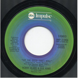 Bobby Bland / B.B. King Let The Good Times Roll / Strange Things USED VINYL 7INCH 45 RPM SINGLE STYRENE