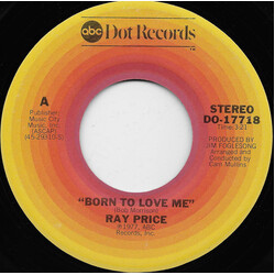 Ray Price Born To Love Me USED VINYL 7INCH SINGLE