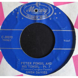 Gwen Davies Peter Ponsil And His Tonsil Vinyl 7" USED