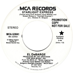 El DeBarge Starlight Express Vinyl 7" USED