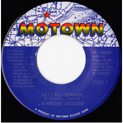Jermaine Jackson Let's Get Serious USED VINYL 7INCH SINGLE 45 RPM