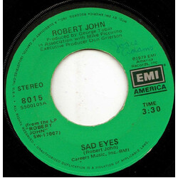 Robert John Sad Eyes USED VINYL 7INCH 45 RPM SINGLE