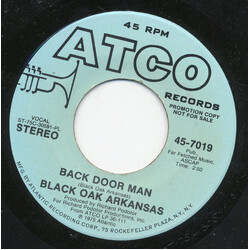 Black Oak Arkansas Back Door Man USED VINYL 7INCH 45 RPM SINGLE PROMO STEREO MONO