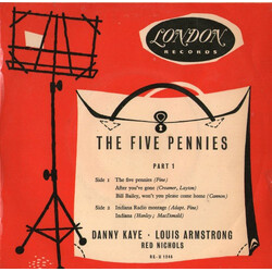Danny Kaye (2) / Louis Armstrong / Red Nichols The Five Pennies - Part 1 USED VINYL 7INCH 45 RPM EP