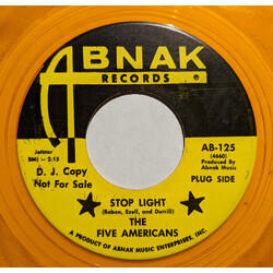 The Five Americans Stop Light USED VINYL 7INCH 45 RPM SINGLE PROMO MONO