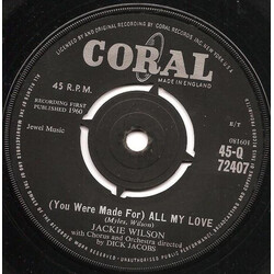Jackie Wilson (You Were Made For) All My Love USED VINYL 7INCH 45 RPM SINGLE