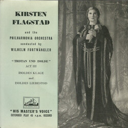 Kirsten Flagstad / Philharmonia Orchestra Tristan Und Isolde Act III USED VINYL 7INCH EP 45 RPM