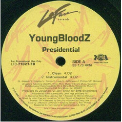 YoungBloodZ Presidential VINYL 12" USED