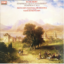 Franz Schubert / Yehudi Menuhin / Menuhin Festival Orchestra Symphony No. 8 "Unfinished" Symphony No.5 Vinyl LP USED