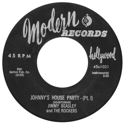 Jimmy Beasley And The Rockers / Jimmy Beasley Johnny's House Party USED VINYL 7INCH 45 RPM SINGLE