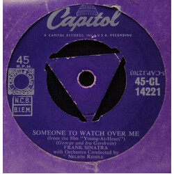 Frank Sinatra Someone To Watch Over Me / The Gal That Got Away USED VINYL 7INCH 45 RPM SINGLE