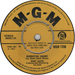 Barry Mason Rowbottom Square USED VINYL 7INCH SINGLE