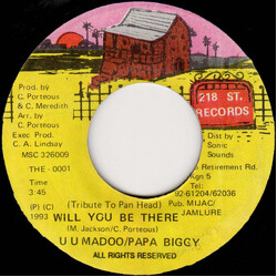 U.U. Madoo / Papa Biggy Will You Be There (Tribute To Pan Head) USED VINYL 7INCH 45 RPM