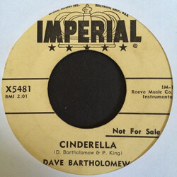 Dave Bartholomew Cinderella / Hard Times (The Slop) USED VINYL 7INCH 45 RPM PROMO