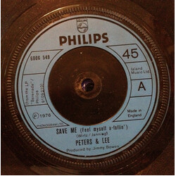 Peters & Lee Save Me (Feel Myself A-Fallin') USED VINYL 7INCH 45 RPM