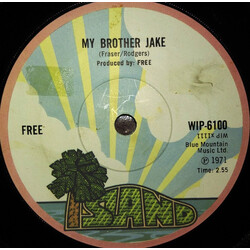 Free My Brother Jake USED VINYL 7INCH 45 RPM SINGLE