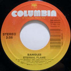 Bangles Eternal Flame Vinyl 7" USED