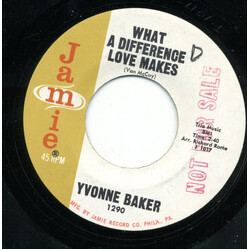 Yvonne Baker What A Difference Love Makes / Funny What Time Can Do USED VINYL 7INCH 45 RPM SINGLE