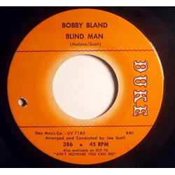 Bobby Bland Blind Man / Black Night USED VINYL 7INCH 45 RPM